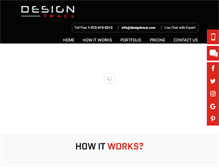 Tablet Screenshot of designtrace.com